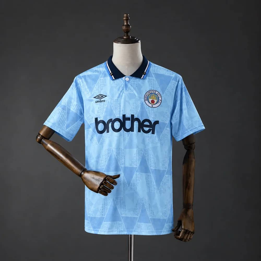 Camisola Principal Manchester City 1989/1991 (Retro)