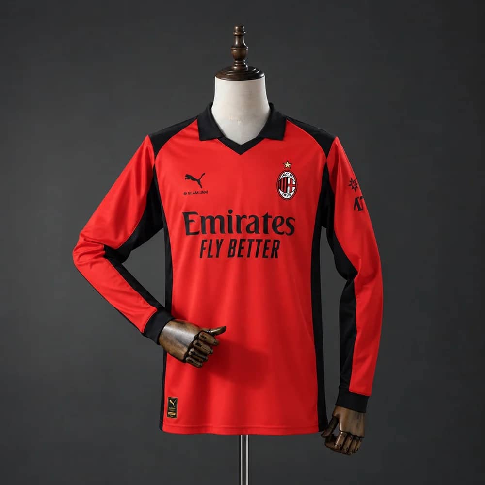 Camisola Quarta AC Milan 2026/2027 (Manga Comprida)