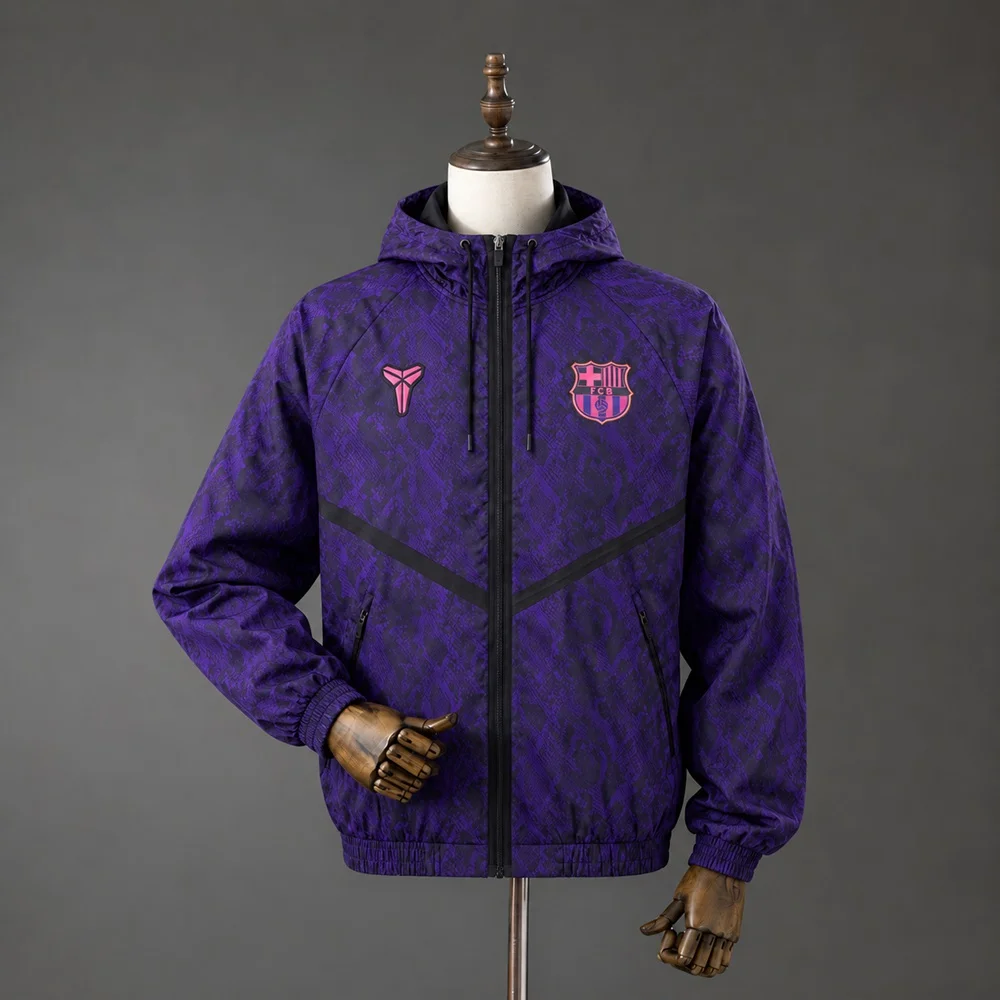 Casaco FC Barcelona 2026/2027 Roxo Escuro - Vista 1
