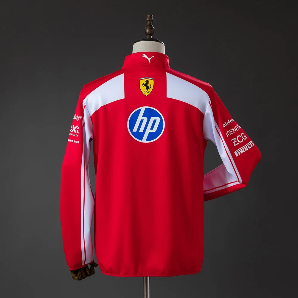 Casaco com Fecho Ferrari F1 Vermelho 2026 - Vista 2