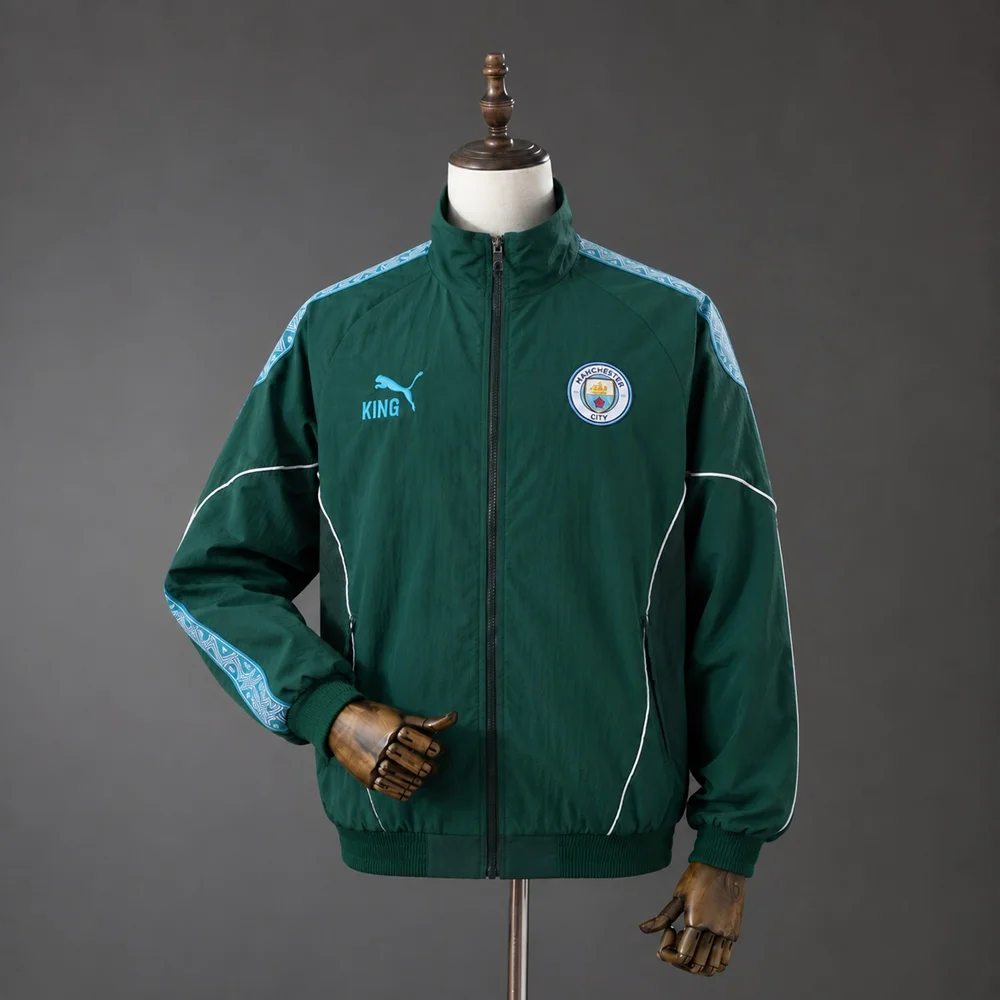 Casaco Manchester City 2025/2026 Verde Escuro - Vista 1