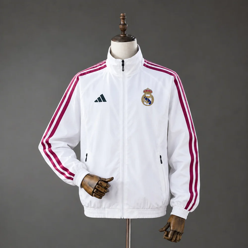 Casaco Real Madrid 2026/2027 Branco - Vista 1