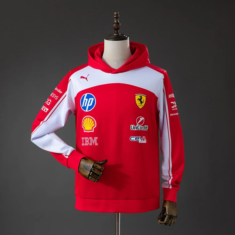 Hoodie Ferrari F1 Vermelho 2026 - Vista 1