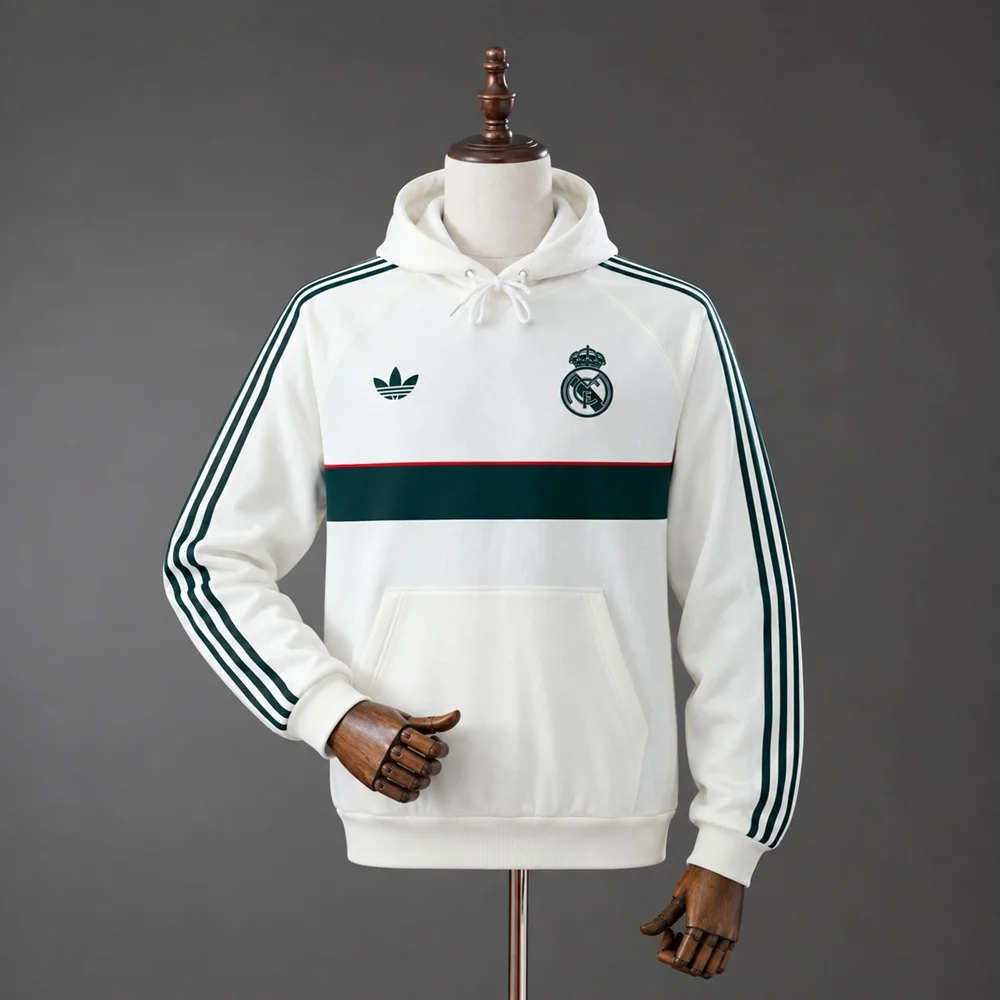 Hoodie Real Madrid 2026/2027 Branco - Vista 1
