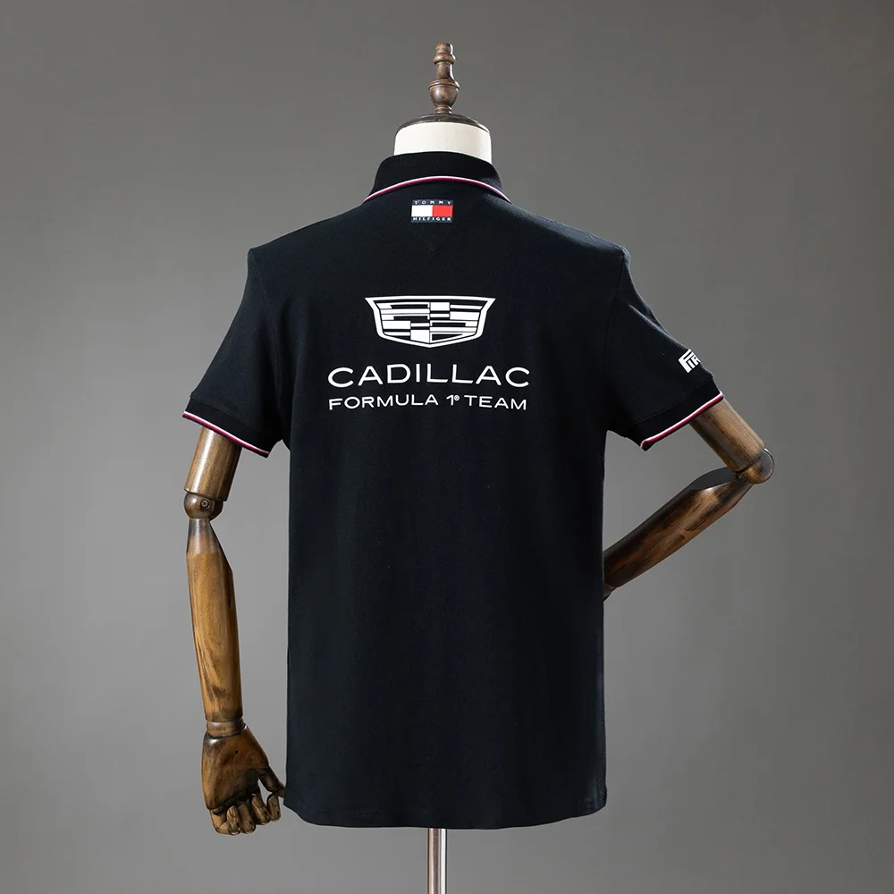 Polo Tommy Hilfiger x Cadillac F1 Réplica Preto - Vista 2