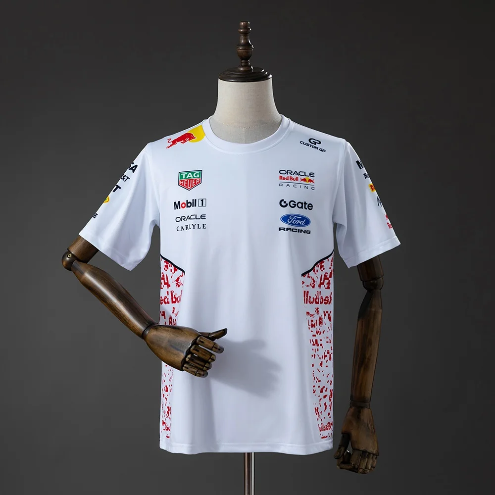 T-Shirt Red Bull Racing F1 Branco 2026 - Vista 1
