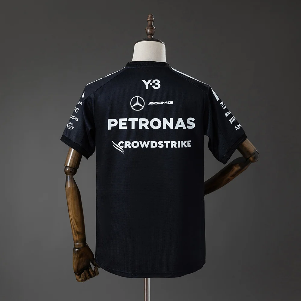 T-Shirt Y-3 Mercedes-AMG F1 Preto - Vista 2
